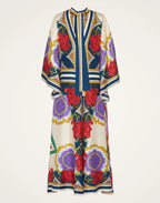 Robe kimono réversible | Fleur d'été