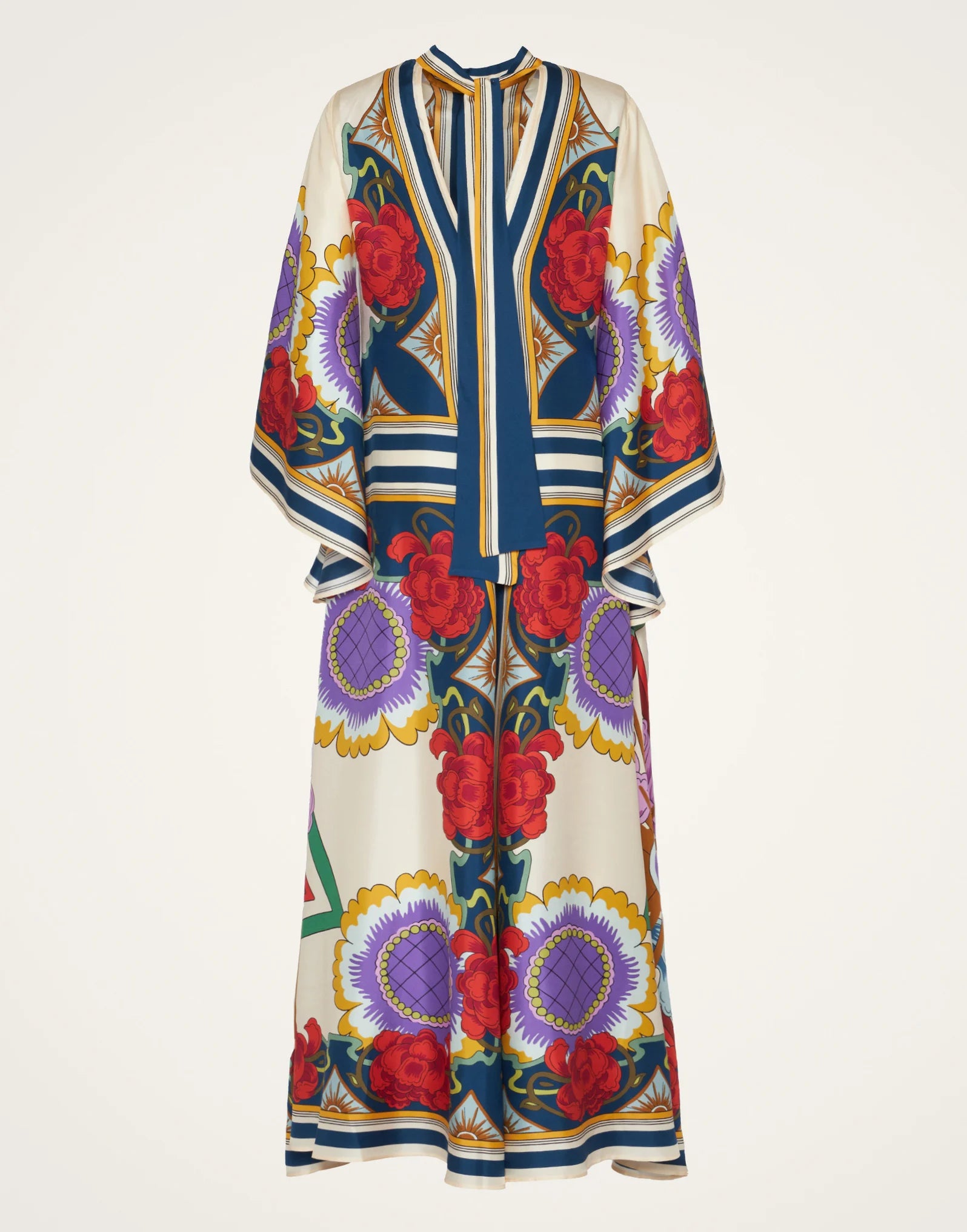 Robe kimono réversible | Fleur d'été