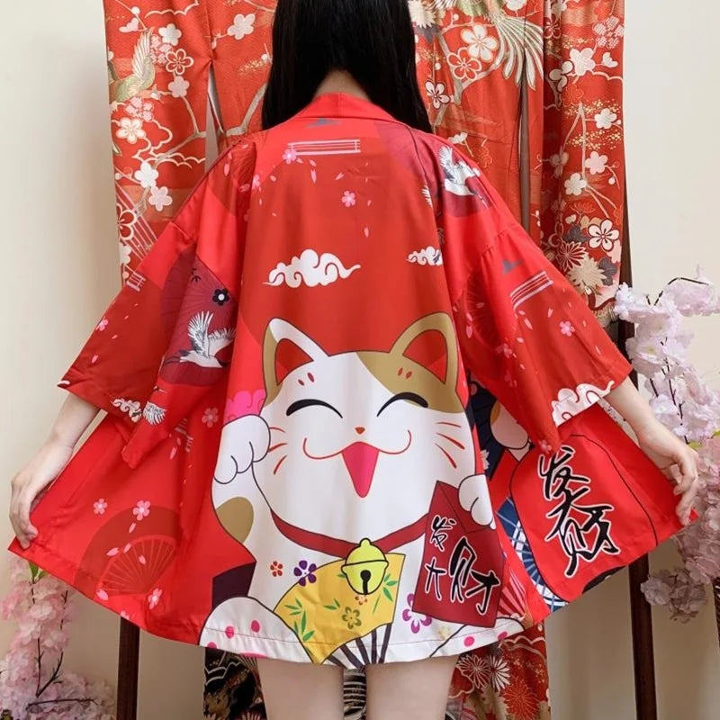 Veste Kimono Japonaise Waifu