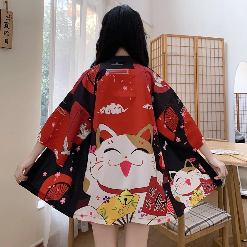 Veste Kimono Japonaise Waifu