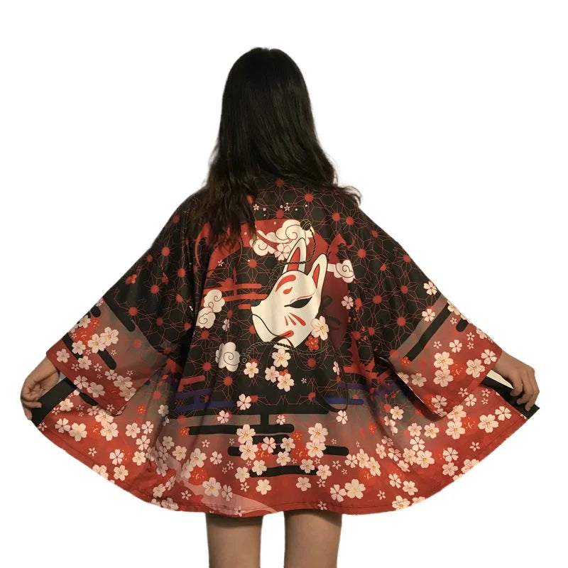 Veste Kimono Japonaise Waifu
