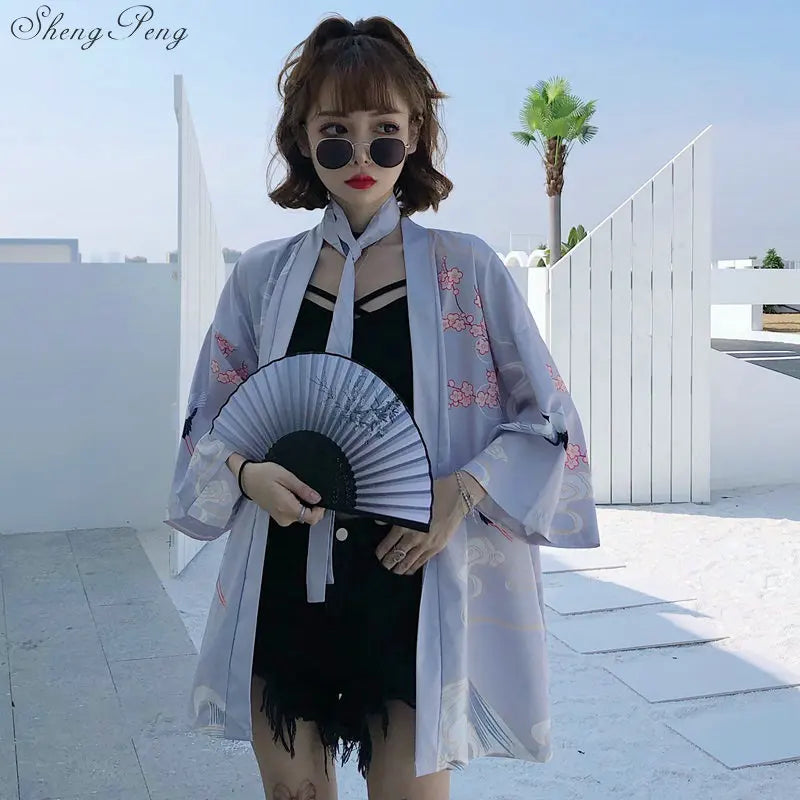 Veste Kimono Japonaise Waifu
