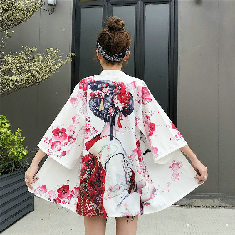 Veste Kimono Japonaise Waifu
