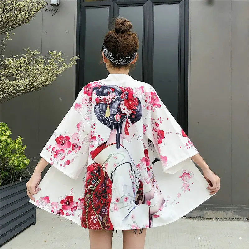 Veste Kimono Japonaise Waifu