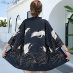 Veste Kimono Japonaise Waifu