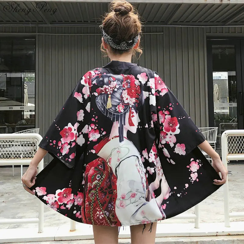 Veste Kimono Japonaise Waifu
