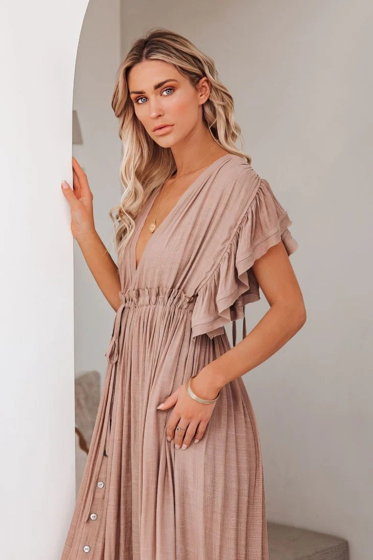 Kimono de plage Rose élégant