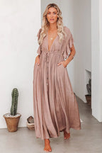 Kimono de plage Rose élégant