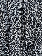 Robe Kimono Tie and Dye Manches Mi-longues Léopard des neiges