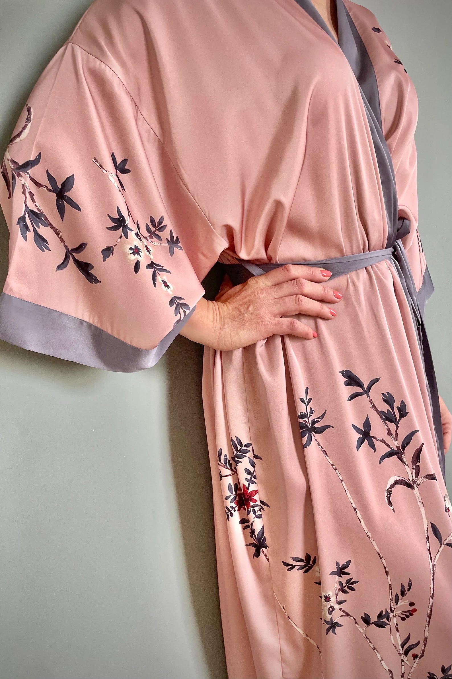 Kimono Robe de nuit | Pétale de lune