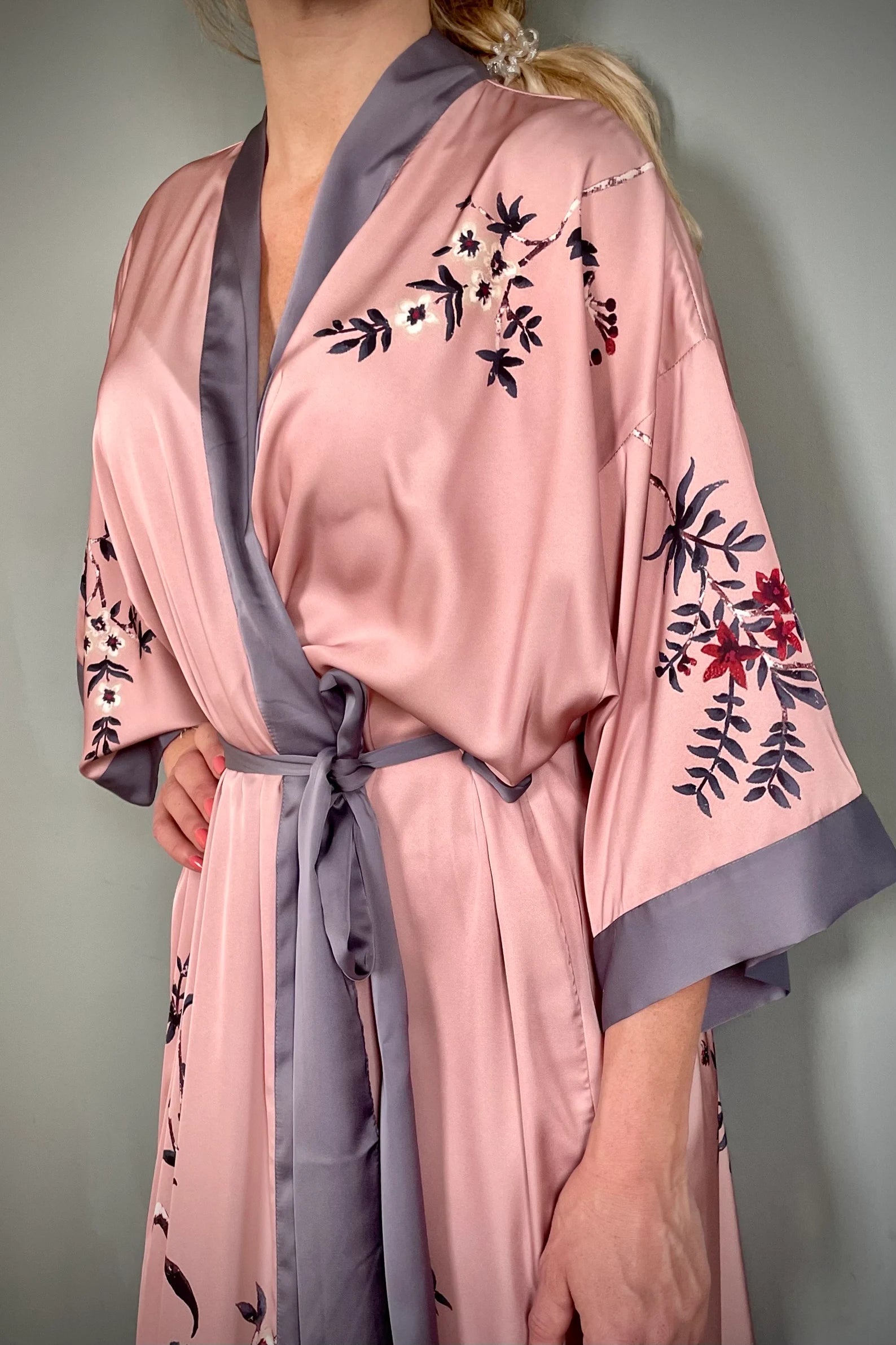 Kimono Robe de nuit | Pétale de lune