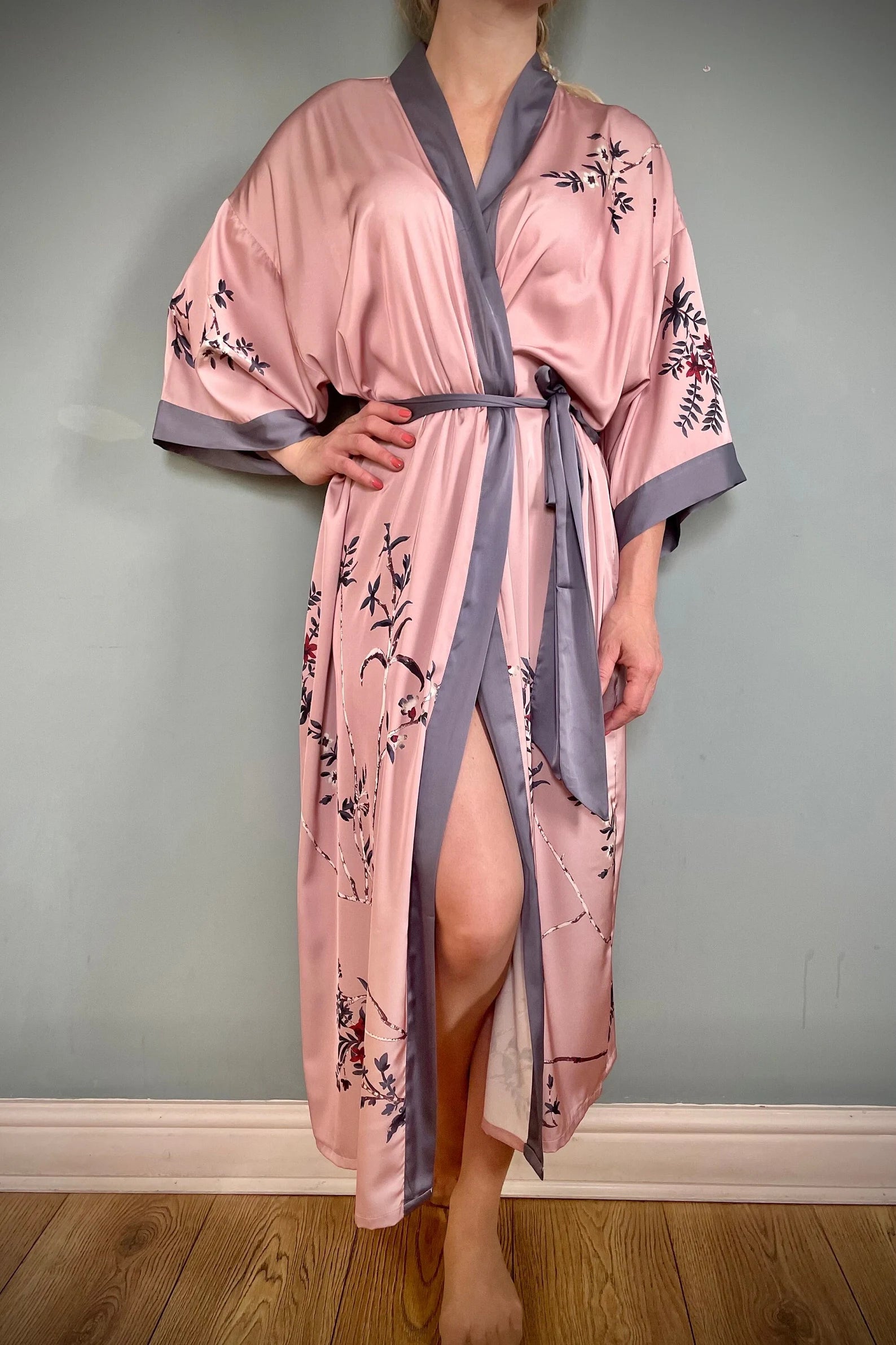 Kimono Robe de nuit | Pétale de lune