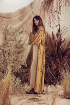 Kimono de plage Jaune