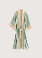 Kimono long bleu | Daisy Bohème