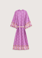 Kimono long | Floral Fuchsia