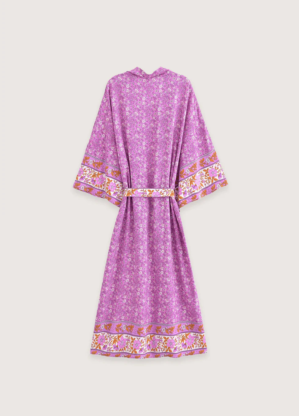 Kimono long | Floral Fuchsia
