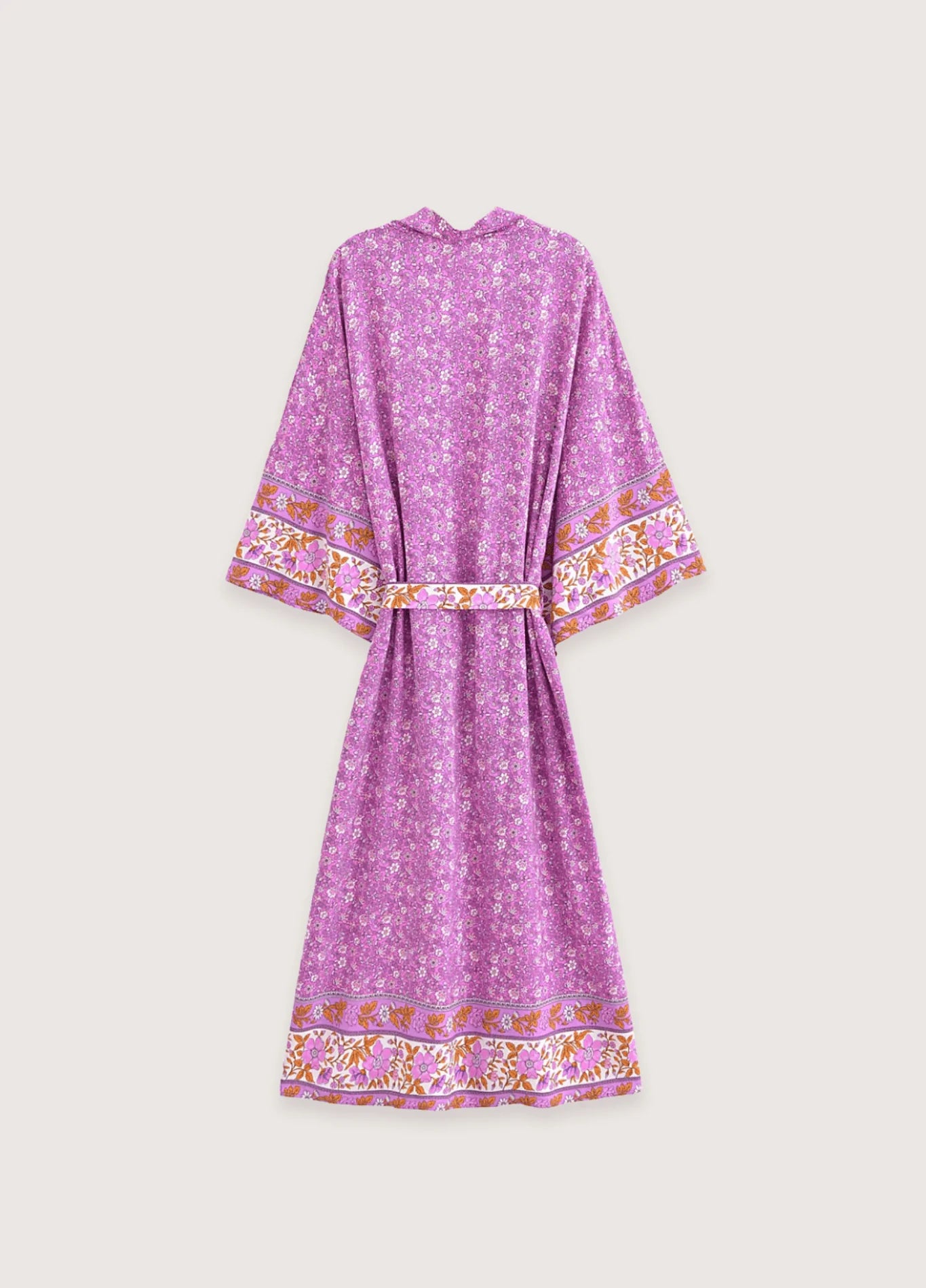 Kimono long | Floral Fuchsia
