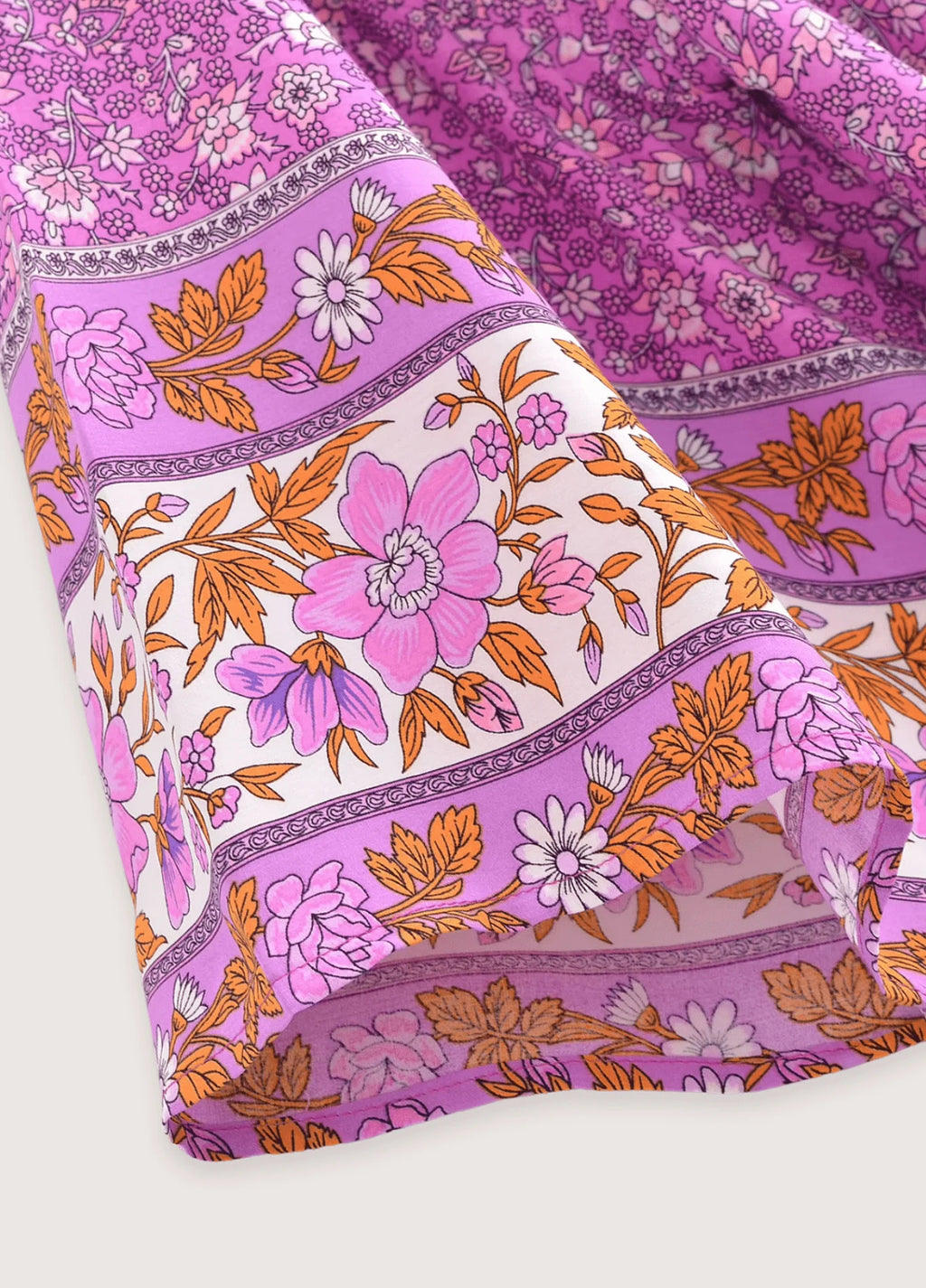 Kimono long | Floral Fuchsia