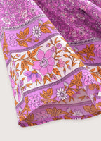 Kimono long | Floral Fuchsia