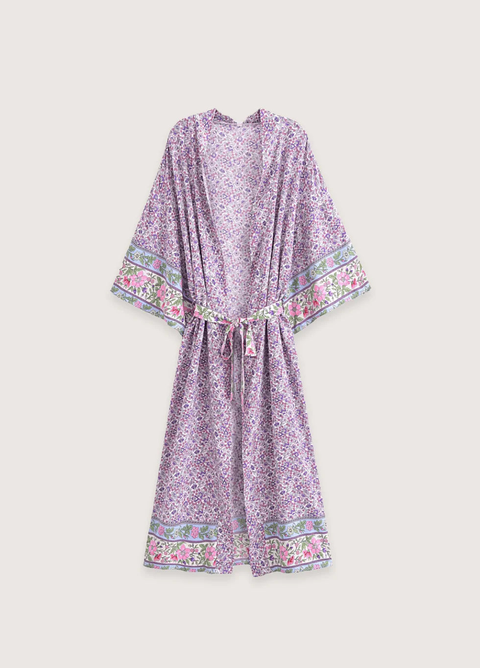 Kimono long | Floral Lilas