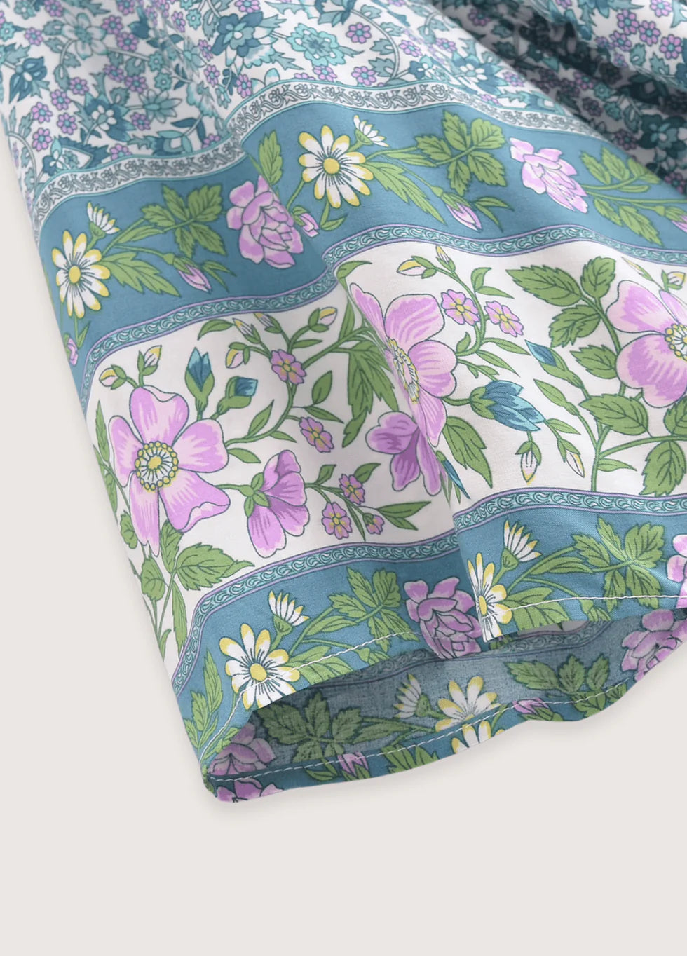 Kimono long | Floral Turquoise