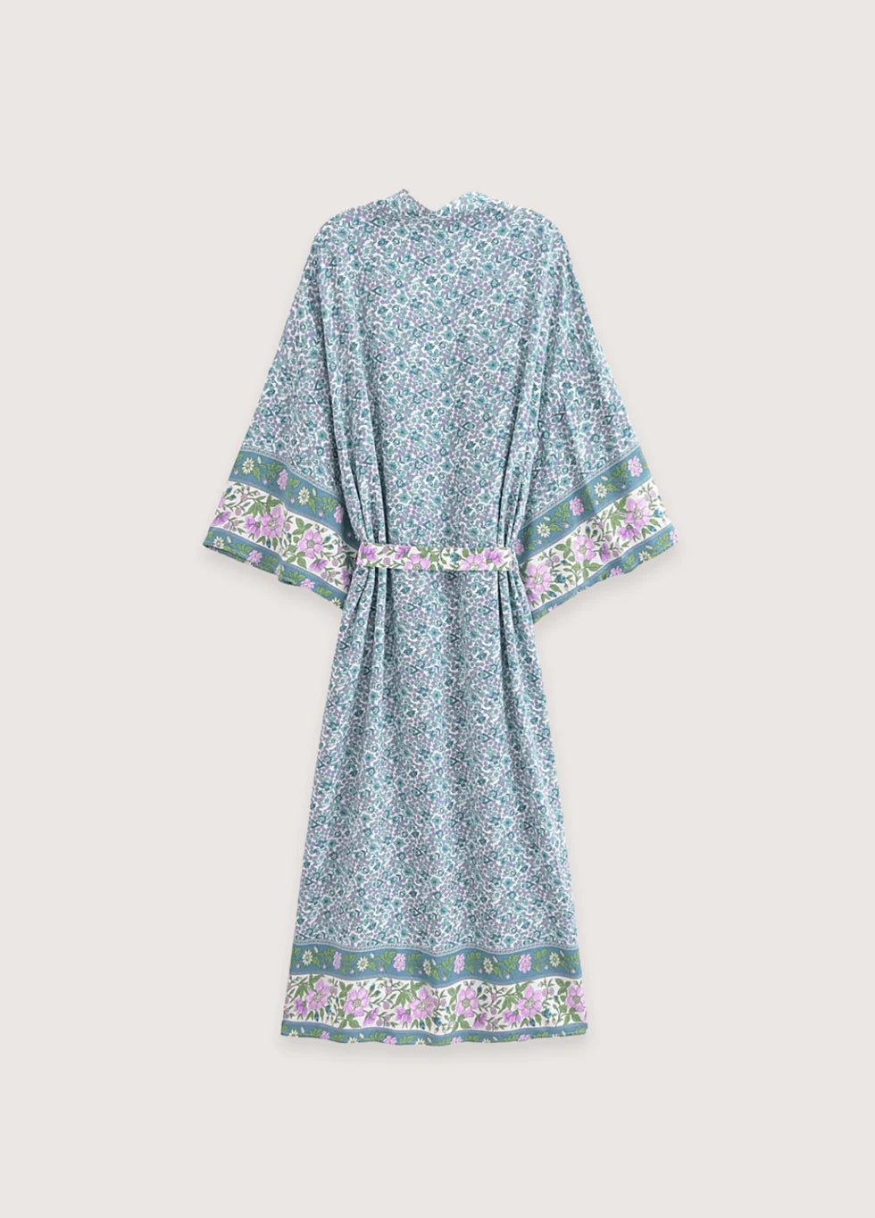 Kimono long | Floral Turquoise