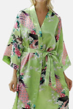 Kimono de nuit long | Vert De Sauge