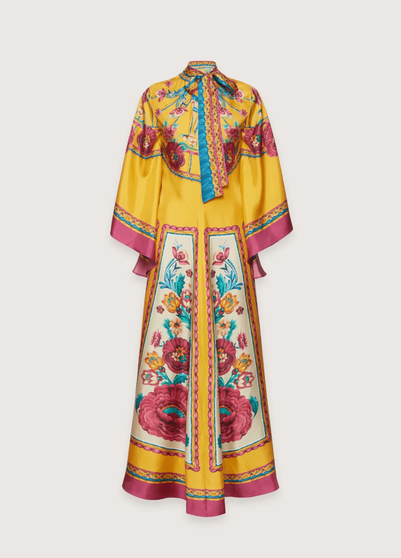 Robe kimono réversible | Orange Pur