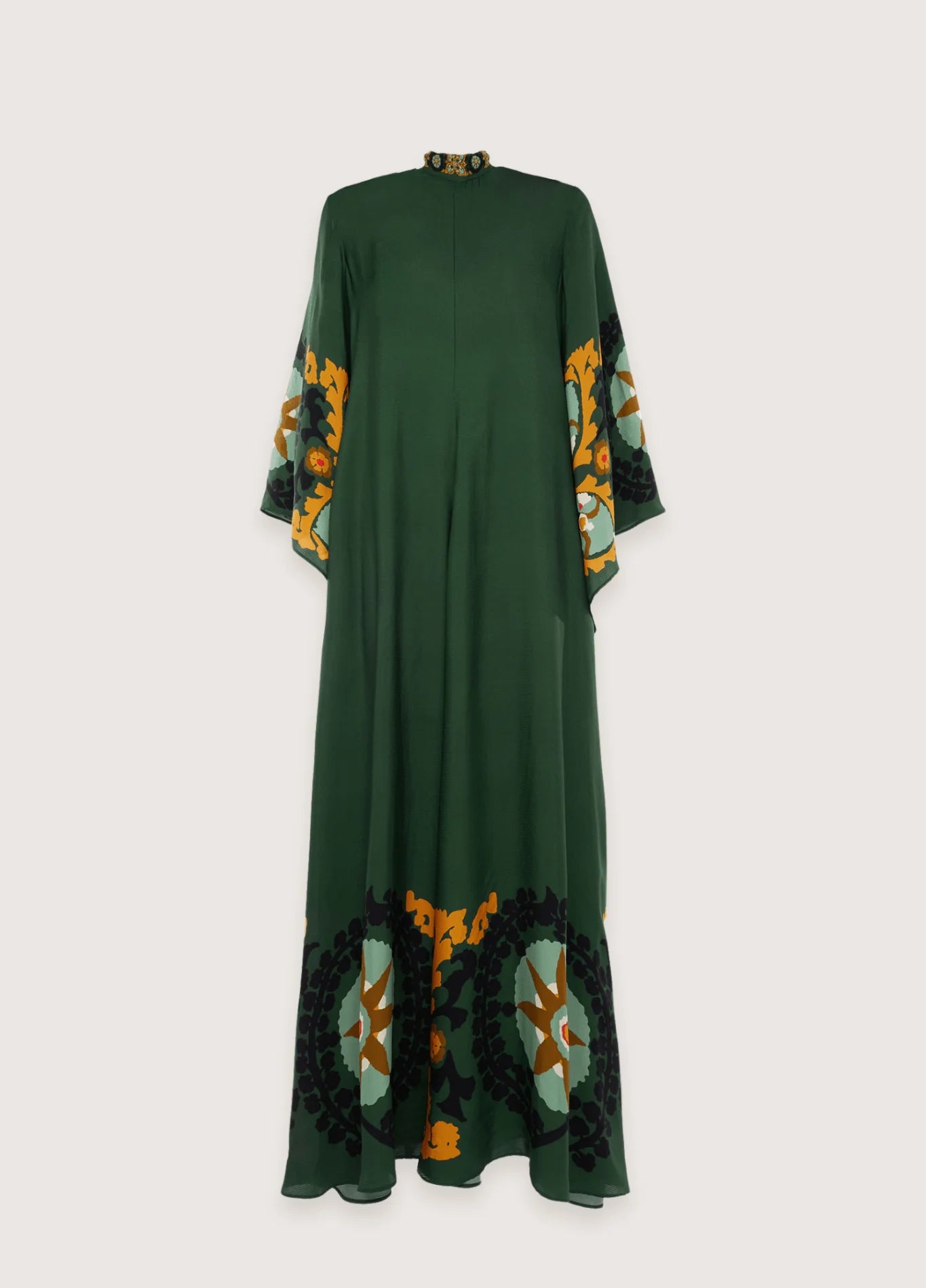 Robe kimono réversible | Vert élégant