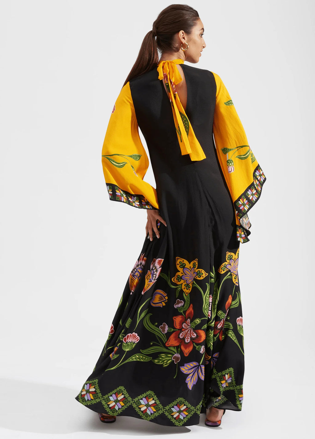 Robe kimono réversible | Fleur d'Automne