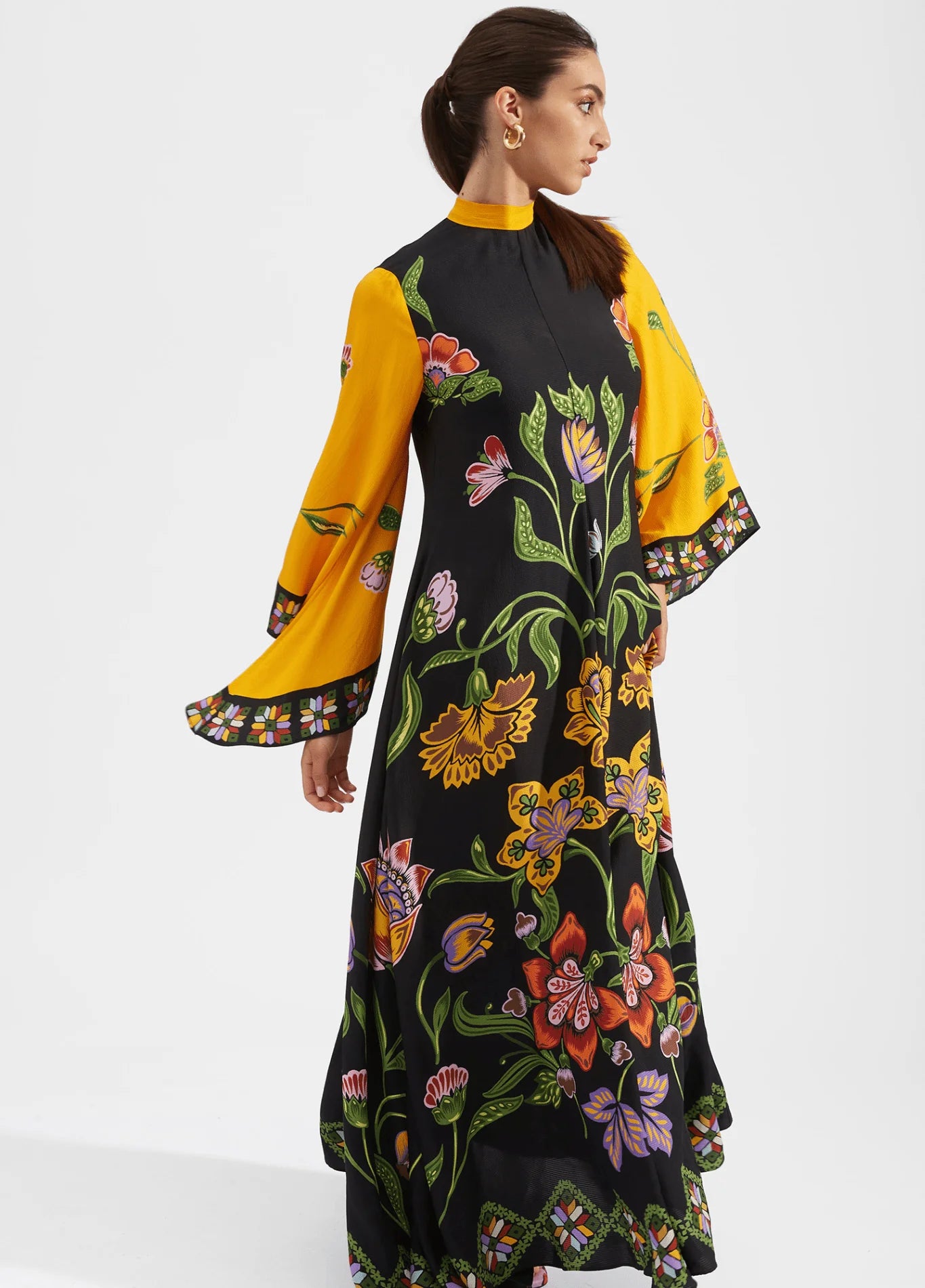 Robe kimono réversible | Fleur d'Automne
