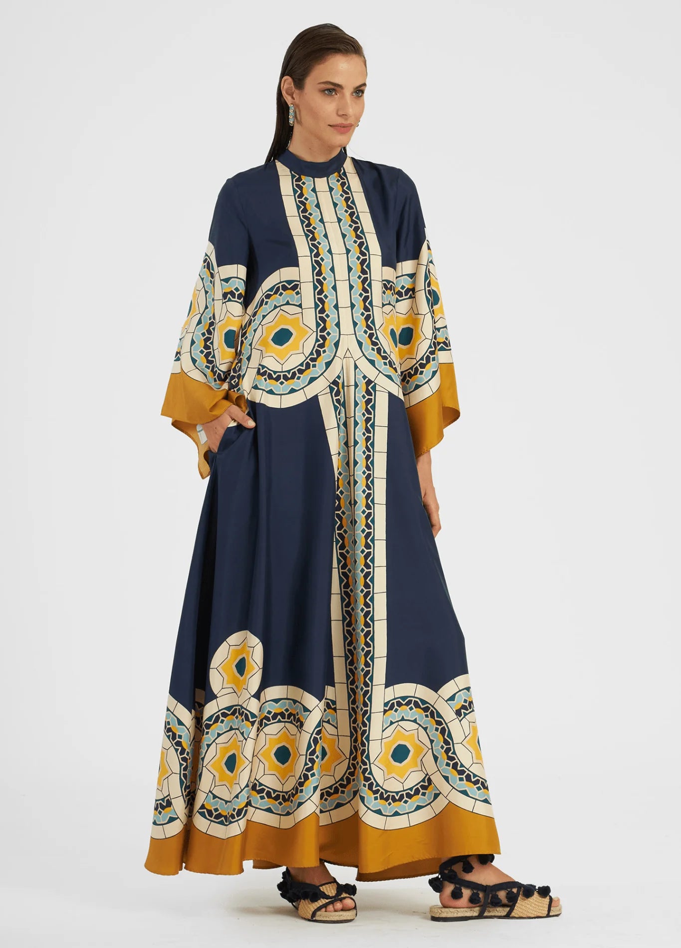 Kimono Robe longue | Lueur céleste