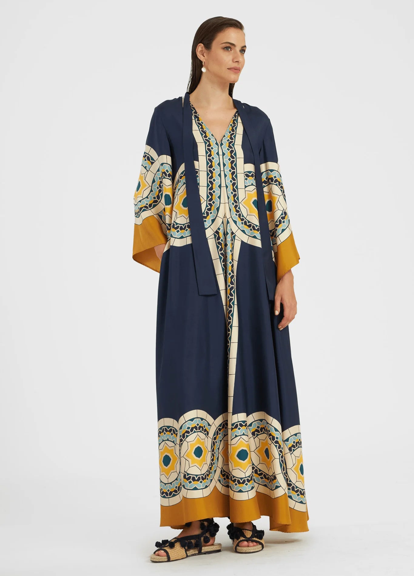 Kimono Robe longue | Lueur céleste