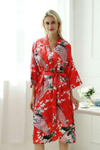 Kimono de nuit long | Piment Rouge