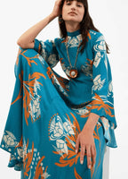 Robe kimono réversible | Bleu Azur