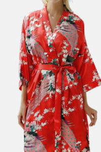 Kimono de nuit long | Piment Rouge
