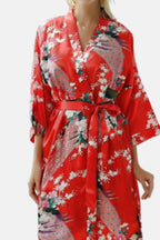 Kimono de nuit long | Piment Rouge